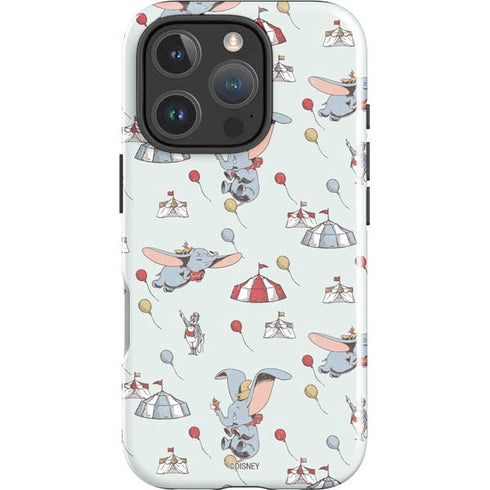 Disney Dumbo Vintage Pattern iPhone 16 Pro Impact Case